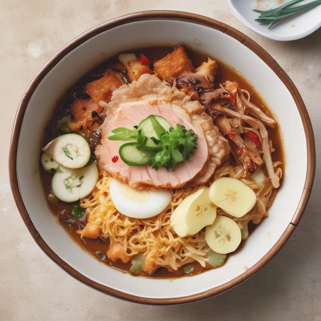 A bowl of katsudon