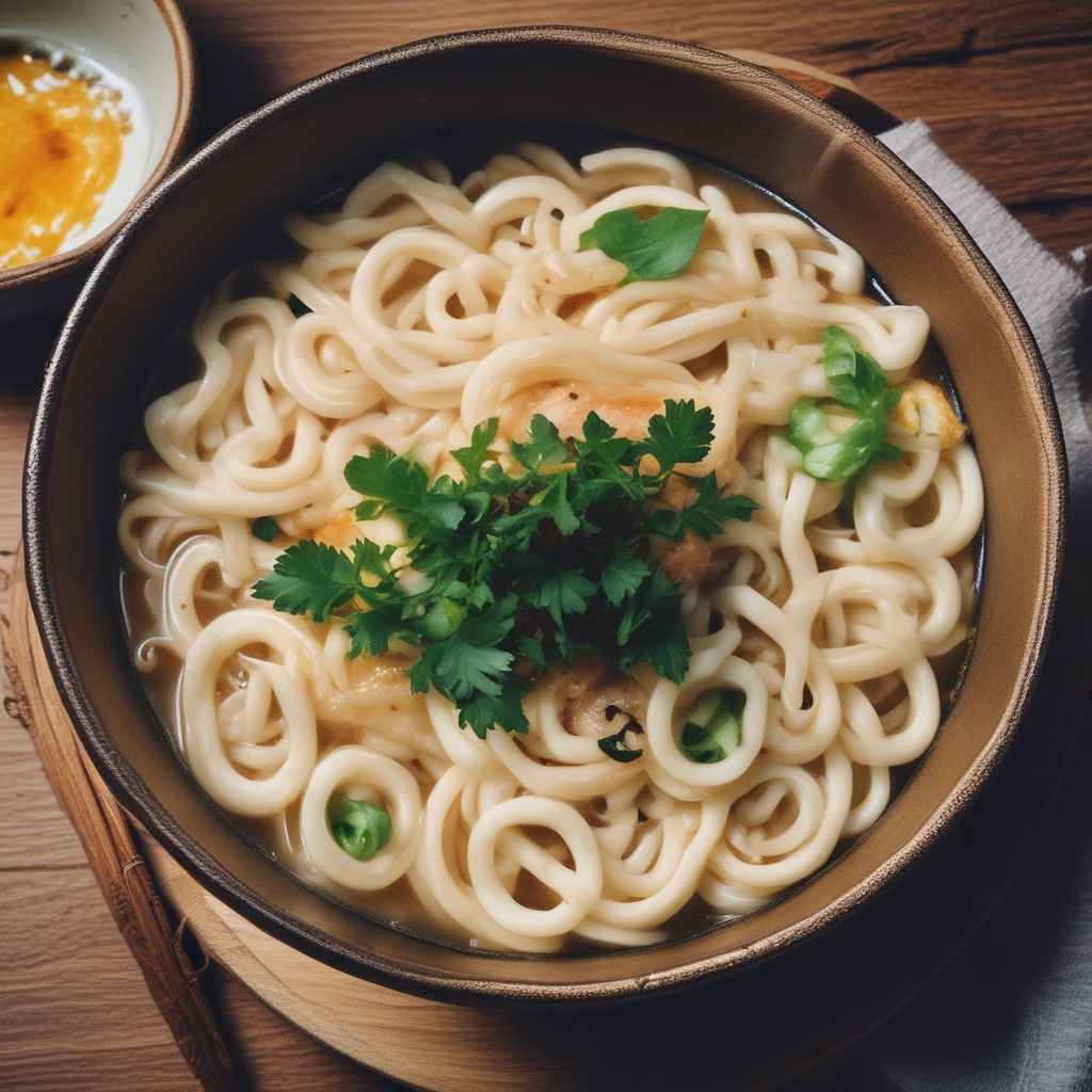 A bowl of udon