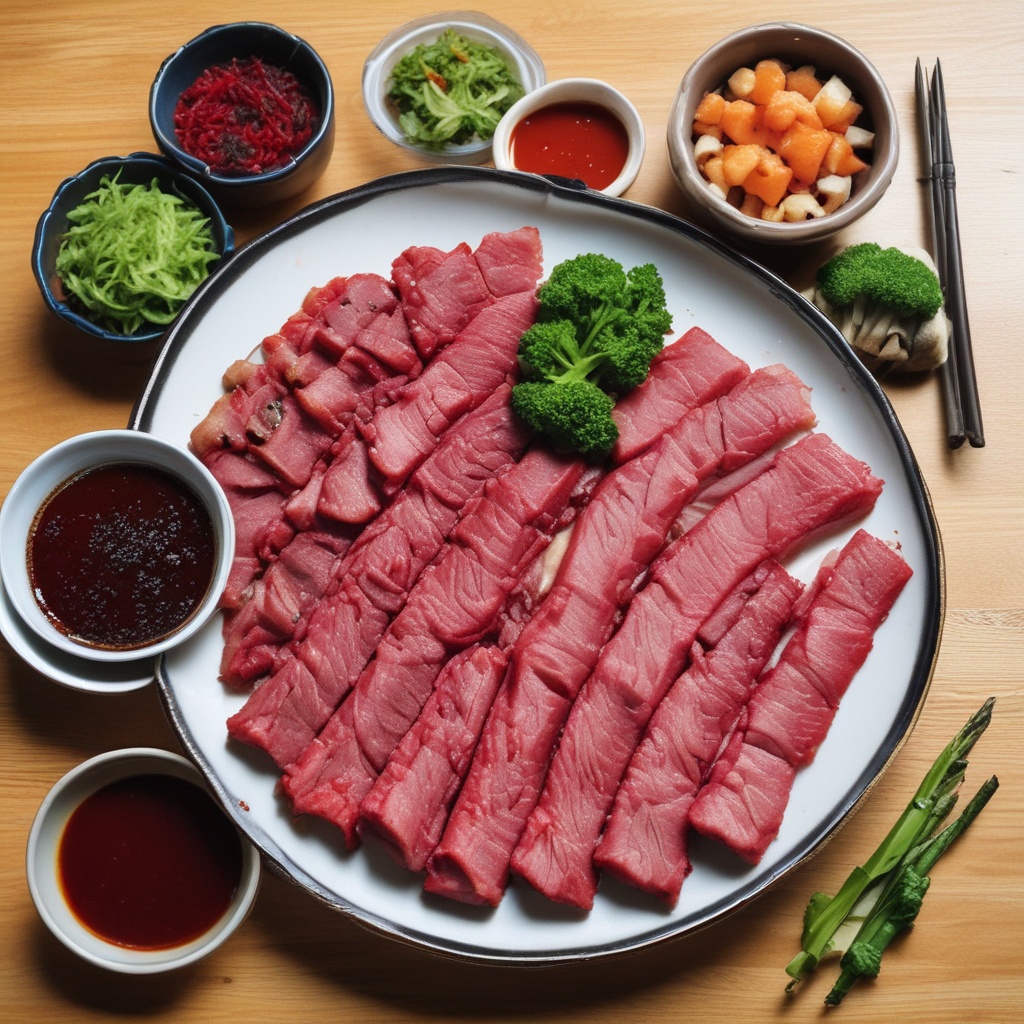 A plate of yakiniku